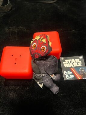 Star Wars Red and Black Darth Maul Cutie Cuff Plush
